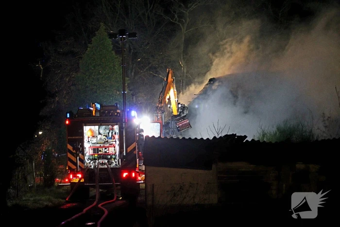 Veel rookontwikkeling bij uitslaande brand
