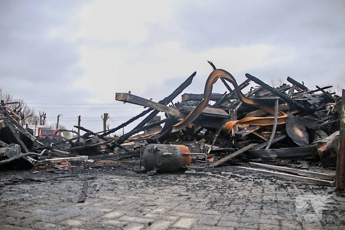 Grote brand verwoest schuur