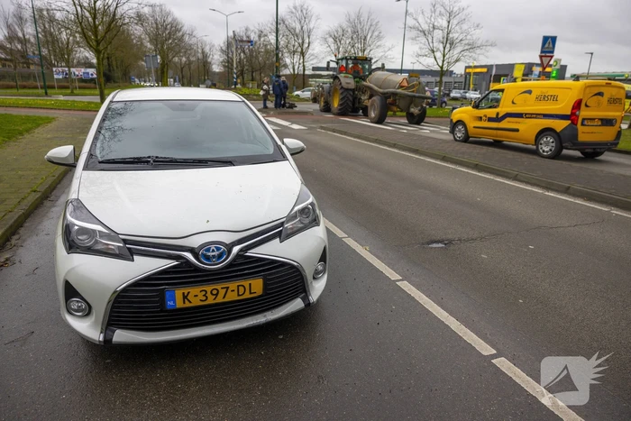 Scooterrijder gewond bij aanrijding