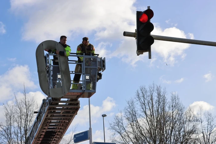 Kap van verkeerslicht zorgt voor gevaarlijke situatie