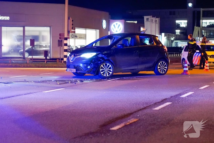 Schade bij ongeval op kruising