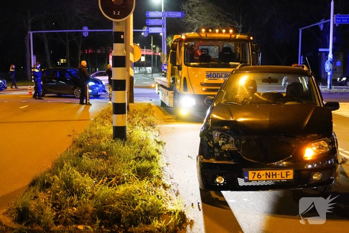 Schade bij ongeval op kruising