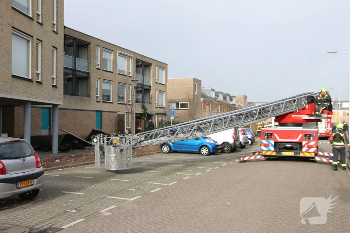 Meerdere daken losgewaaid door Eunice