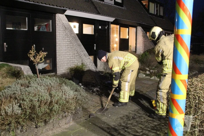 Dakrand losgewaaid door storm