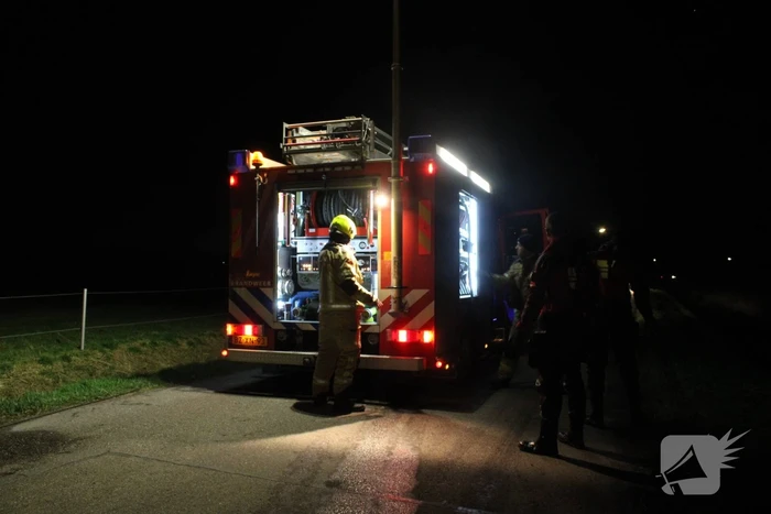Auto aangetroffen in sloot