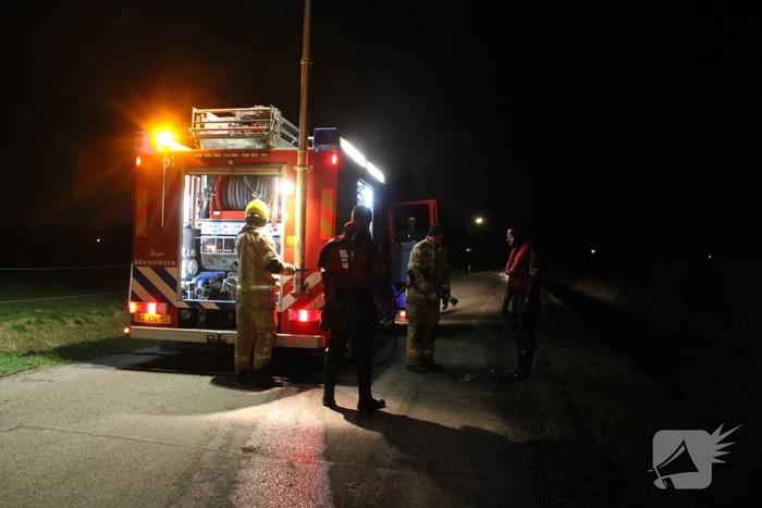 Auto aangetroffen in sloot