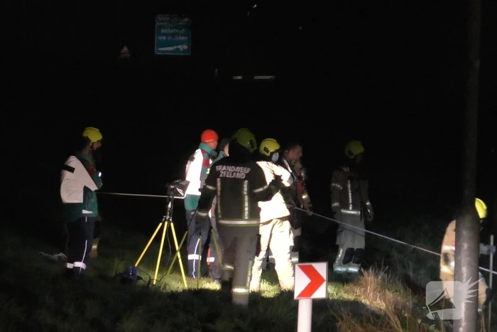 Auto aangetroffen in sloot