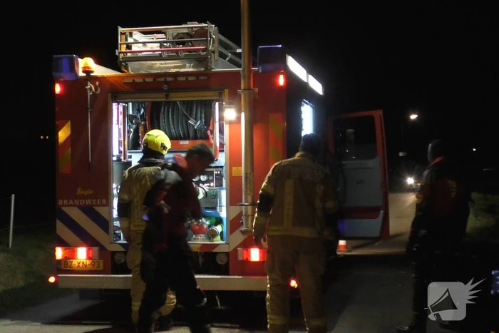 Auto aangetroffen in sloot