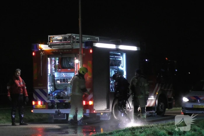 Auto aangetroffen in sloot