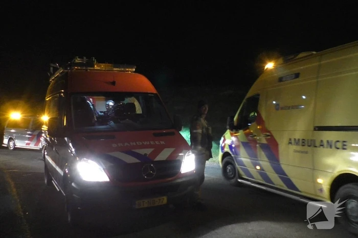 Auto aangetroffen in sloot