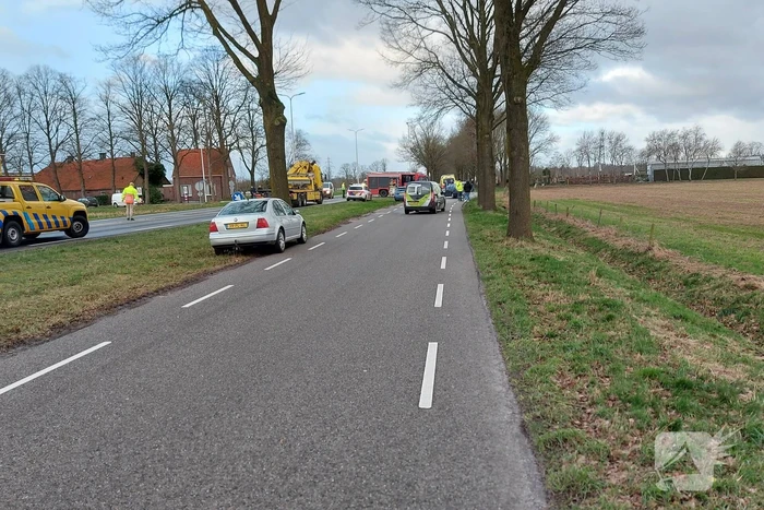Botsing tussen twee voertuigen op kruising