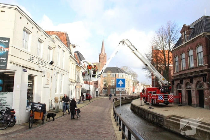 Stormschade aan pas verbouwd stadhuis