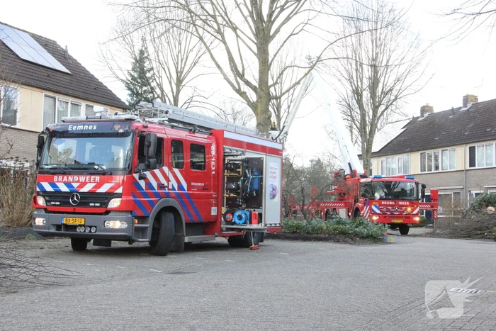 Brandweer en gemeente stellen door storm beschadigde bomen veilig