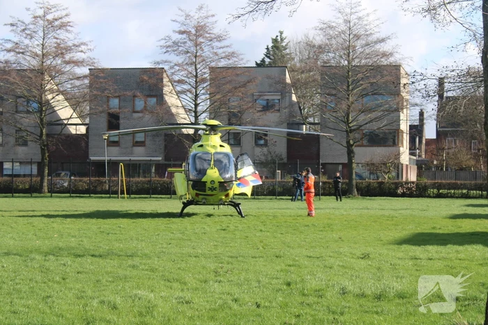 Veel bekijks bij inzet traumahelikopter