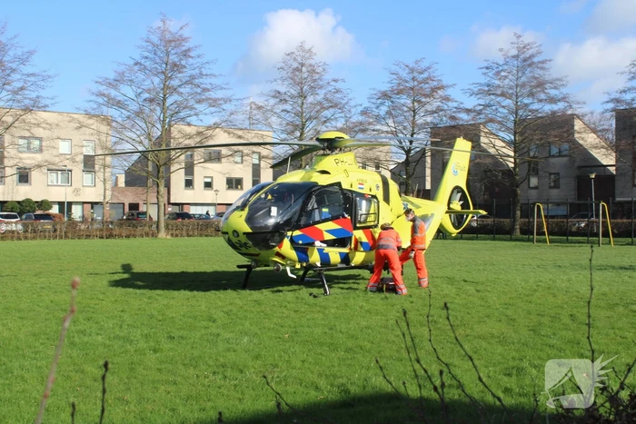 Veel bekijks bij inzet traumahelikopter