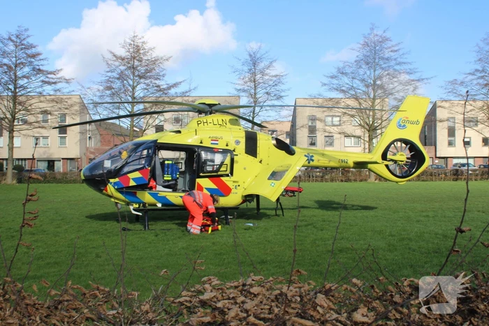 Veel bekijks bij inzet traumahelikopter
