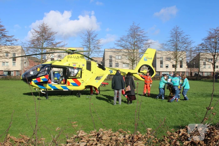Veel bekijks bij inzet traumahelikopter