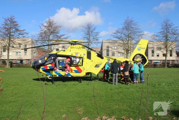 Veel bekijks bij inzet traumahelikopter