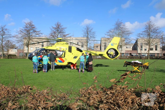 Veel bekijks bij inzet traumahelikopter