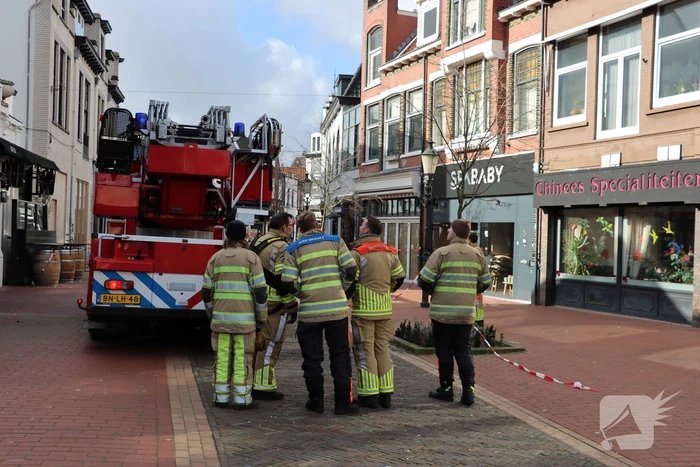 Centrum afgezet vanwege gevaarlijke situatie