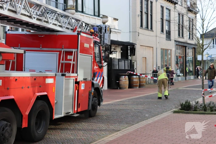 Centrum afgezet vanwege gevaarlijke situatie