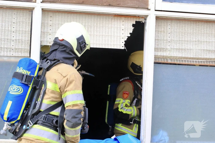 Kortsluiting veroorzaakt brand in garage