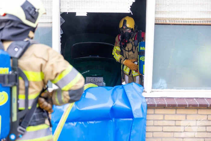 Kortsluiting veroorzaakt brand in garage