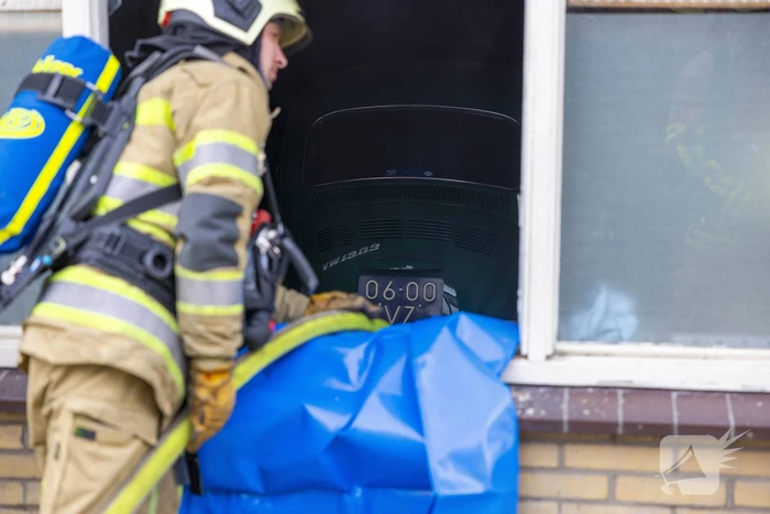 Kortsluiting veroorzaakt brand in garage
