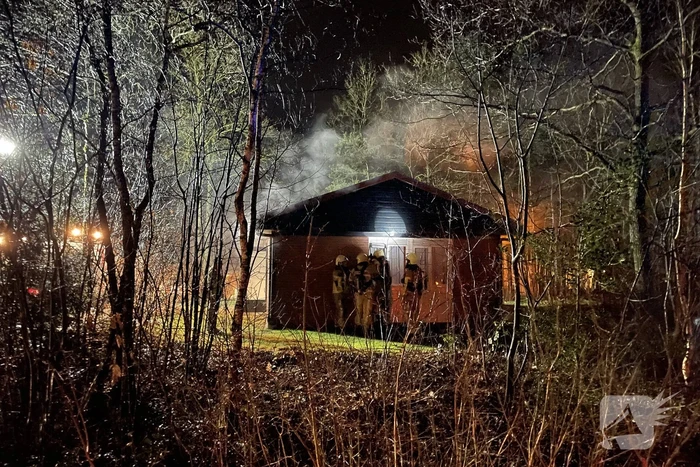 Brand in chalet snel geblust