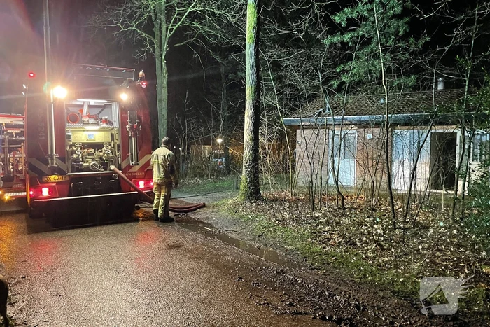 Brand in chalet snel geblust
