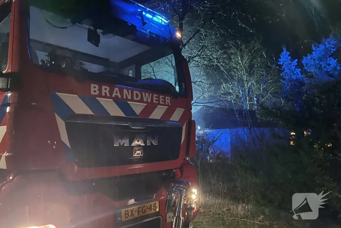 Brand in chalet snel geblust