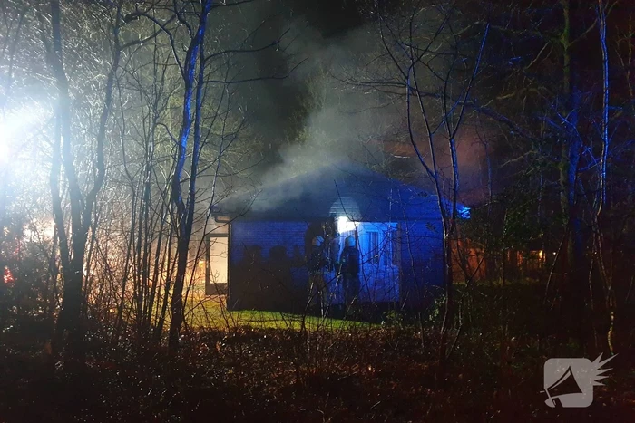 Brand in chalet snel geblust