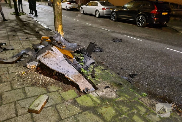 Persoon aangehouden na eenzijdig ongeval