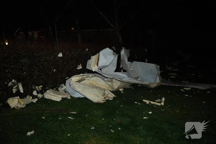 Deel van schuur weggewaaid door windhoos
