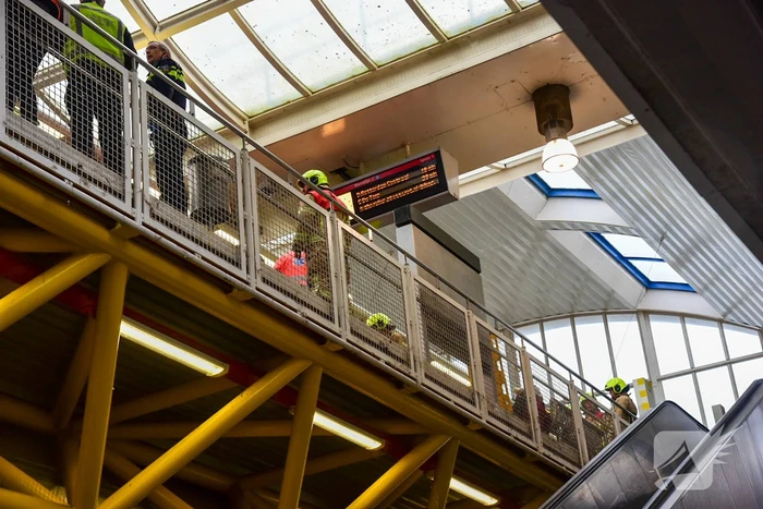 Ernstig ongeval op metrospoor