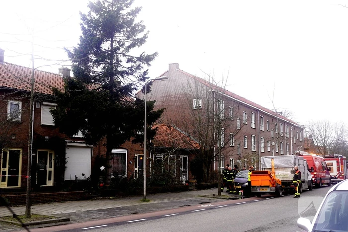 Door storm aangetaste boom neergehaald