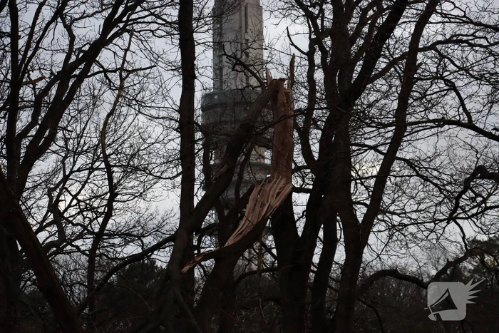 Ongeval bij stormschade melding