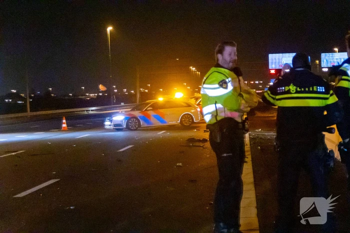 Auto flink in de kreukels
