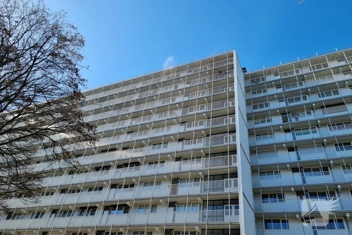Brand op 12e verdieping van Eisenhouwerflat