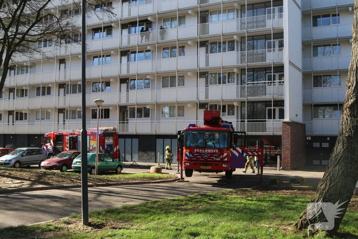 Brand op 12e verdieping van Eisenhouwerflat