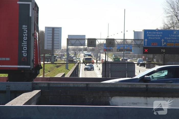 ongeval rijksweg a22 r 11,2 a velsen-noord