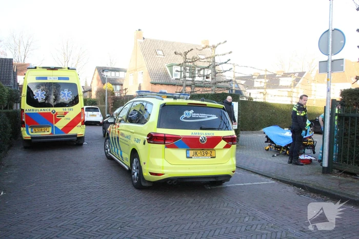 Persoon gewond na val van ladder