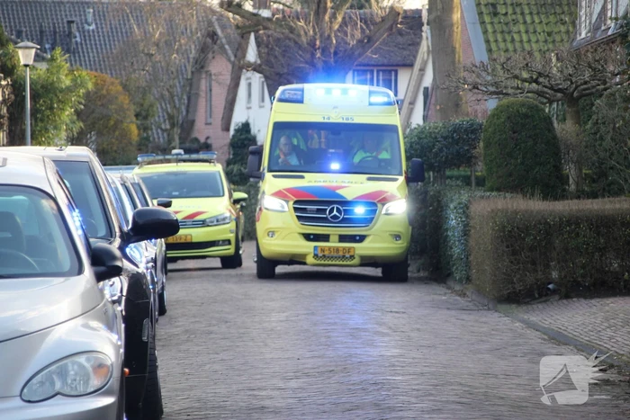 Persoon gewond na val van ladder