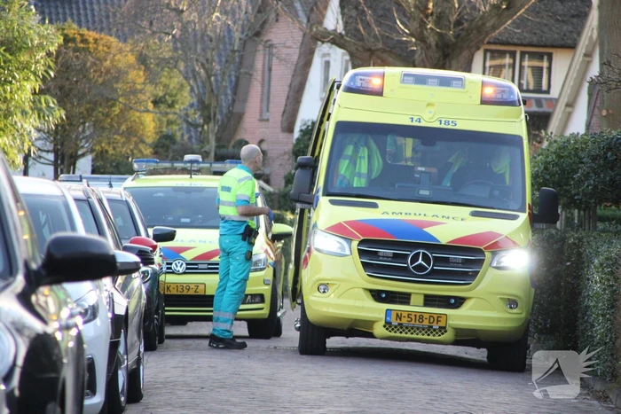 Persoon gewond na val van ladder