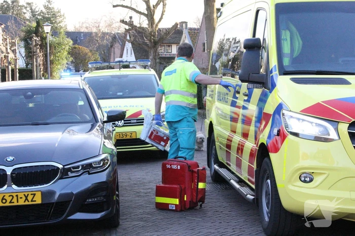 Persoon gewond na val van ladder