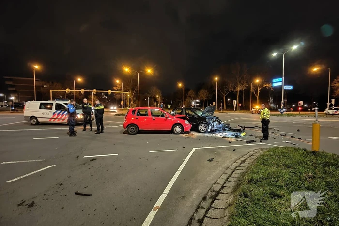 Veel schade bij ongeval op kruising