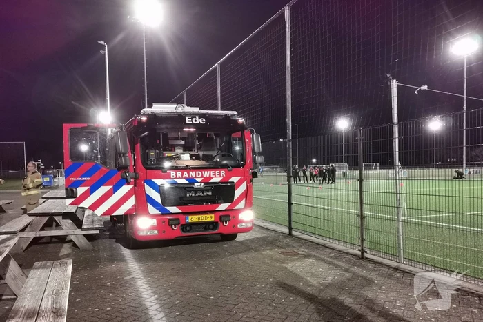 Brand in kantine van sportvereniging
