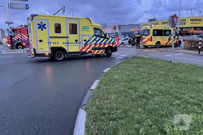 Traumahelikopter landt voor ongeval