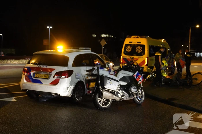 Fietser gaat onderuit en raakt gewond