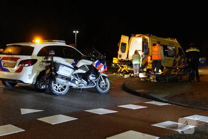 Fietser gaat onderuit en raakt gewond